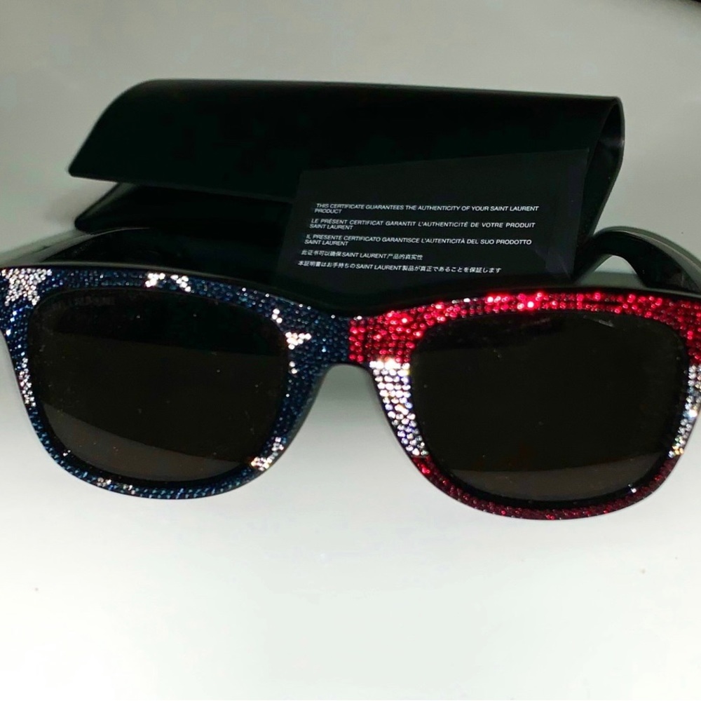 Saint Laurent x Swarovski American Pop Wayfarer Sunglasses